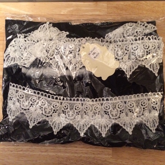 NWT Black Off-The-Shoulder Tie Dye Plus Size Dress - Picture 8 of 8